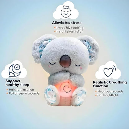 Peluche relajante para bebé que simula respiración (Koala gris) - additional image 4