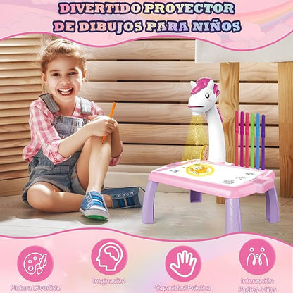 Escritorio de aprendizaje para niños unicornio rosa - additional image 17