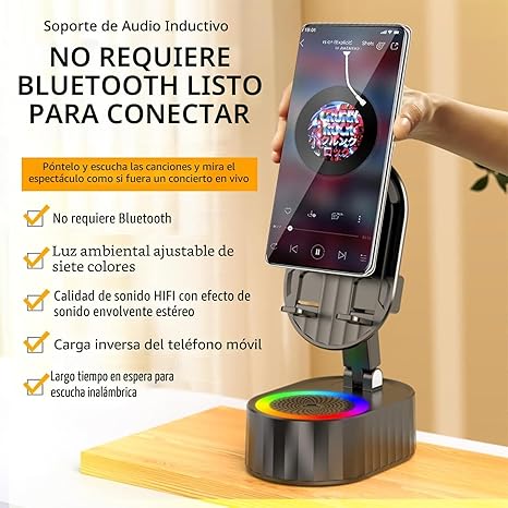 Altavoz Bluetooth de audio de inducción inalámbrico 5 en 1 - additional image 24