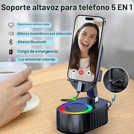 Altavoz Bluetooth de audio de inducción inalámbrico 5 en 1 - additional image 27