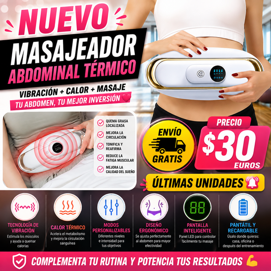Masajeador abdominal para quemar grasa