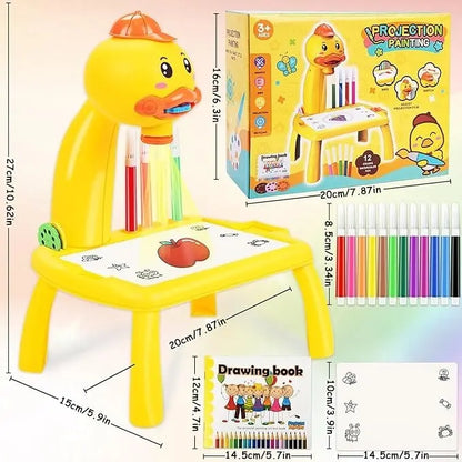 Mini escritorio de aprendizaje para niños pato-amarillo - additional image 13