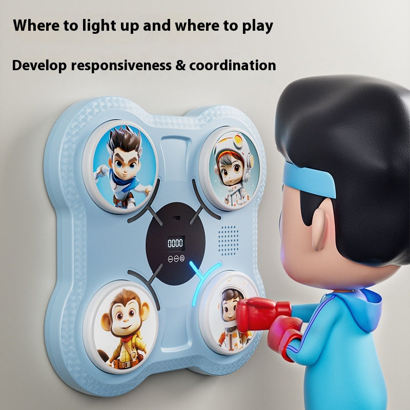 Máquina de boxeo inteligente infantil azul + guante rojo - additional image 15