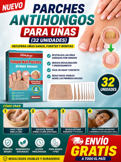 Parches Adhesivos para Uñas x 32 unidades