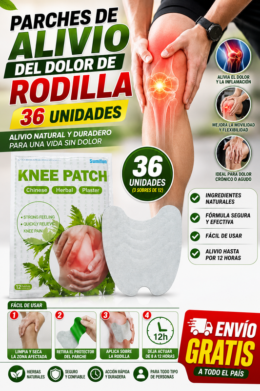 Parches Térmicos para Rodilla x 36 Unidades