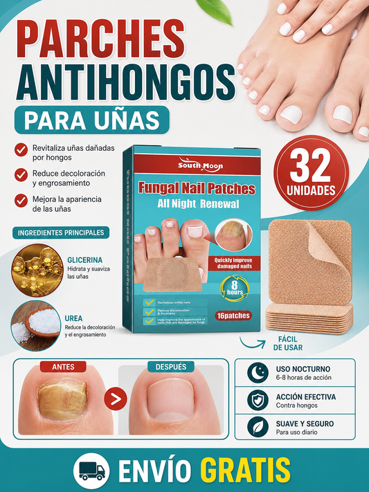 Parches Adhesivos para Uñas x 32 unidades