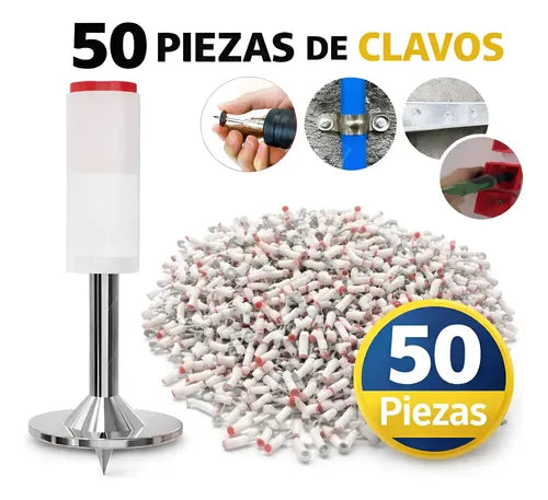 Repuesto de 50 clavos para pistola de clavos