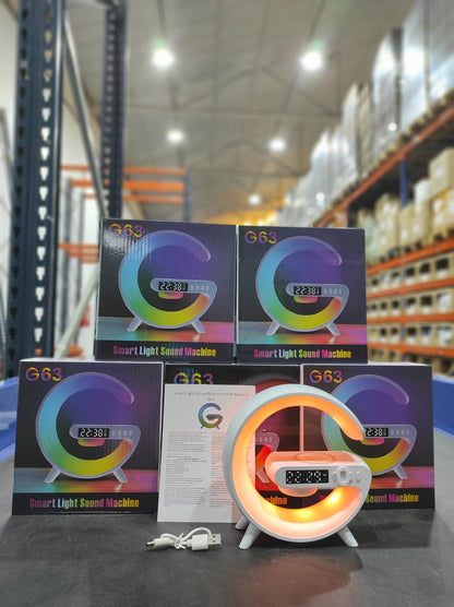 Mini altavoz Bluetooth 3 en 1 con cargador inalámbrico y lámpara LED - additional image 10